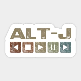 Alt-J Control Button Sticker